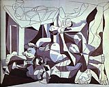 Pablo Paintings - Th Charnel House by Pablo Picasso
